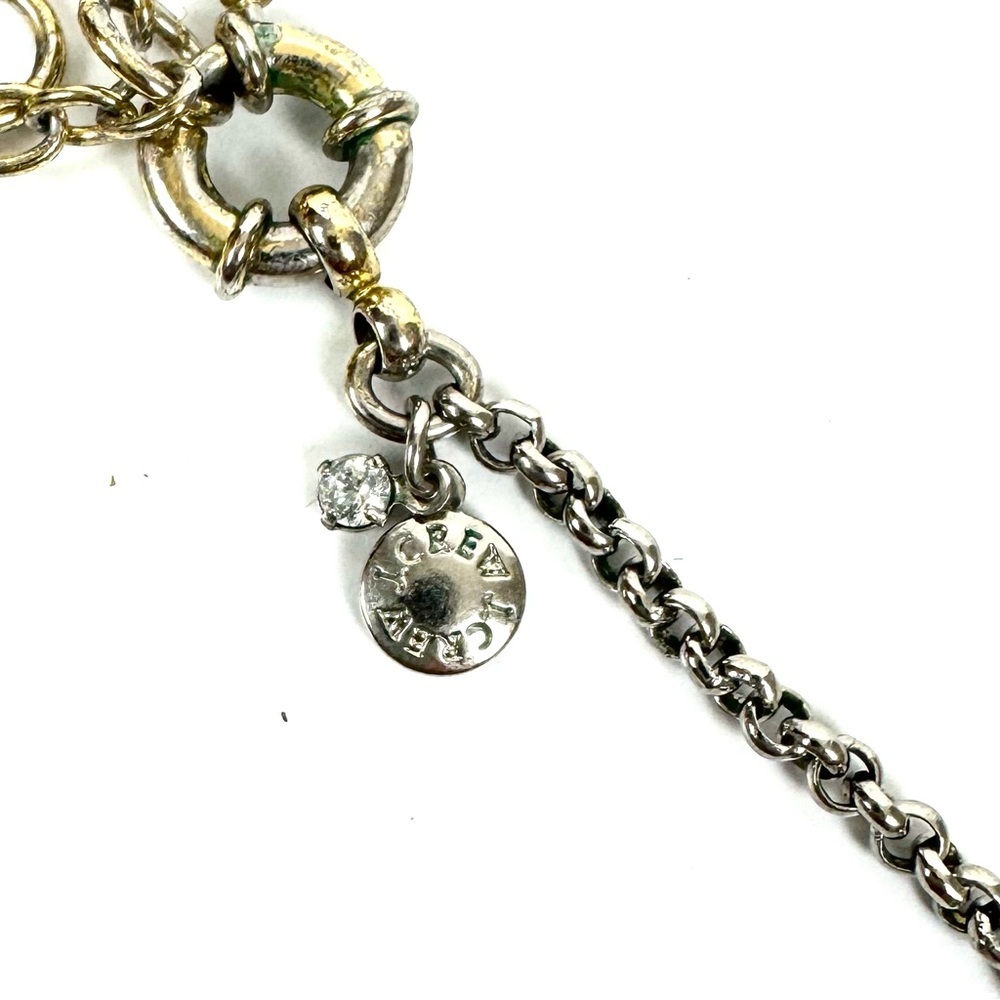 J Crew Carl Cluster Pearl Silver Tone Necklace VTG Whimsical Elegant Old Money - Picture 5 of 6